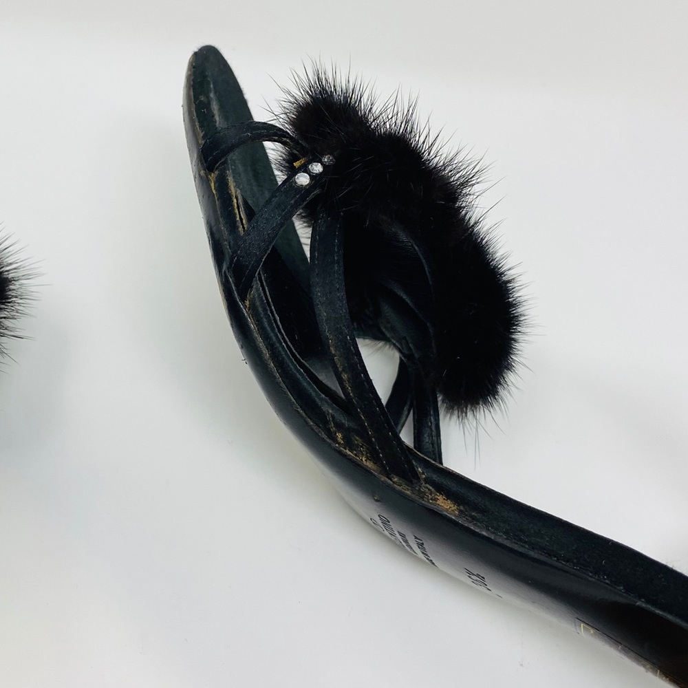 VALENTINO**Evening shoes w/Mink**EU 36.5 $1395 - Picture 6 of 8